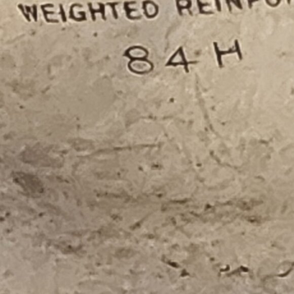 8" STERLING WEIGHTED REIMFORCED TRUNPET VASE by W.M ROGERS MFG - Picture 3 of 4